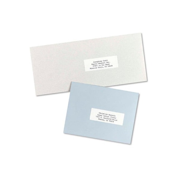 Avery Avery Self-Adhesive Address Labels for Copiers, 1 x 2-13/16, White, 8250/Box 5332 - main